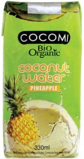 Woda kokosowa o smaku ananasa BIO 330ml COCOMI