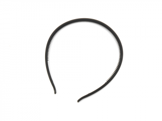 Opaska do włosów kauczukowa klasyczna 0.5cm Czarna