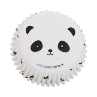 A Little Lovely Company - foremki na muffinki Panda 50 szt Mimisia.pl