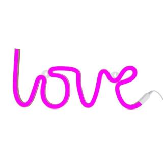 A Little Lovely Company neon świetlny do pokoiku LOVE IS PINK Mimisia.pl