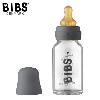 BIBS BABY GLASS BOTTLE IRON Antykolkowa Butelka Szklana dla Noworodków 110 ml Mimisia.pl