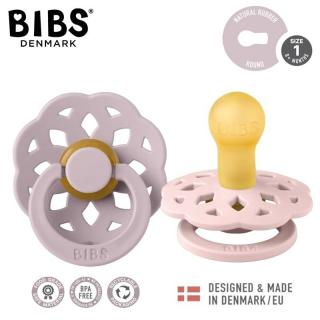 BIBS BOHEME 2-PACK BLOSSOM  DUSKY LILAC S Smoczek Uspokajający kauczuk Hevea Mimisia.pl