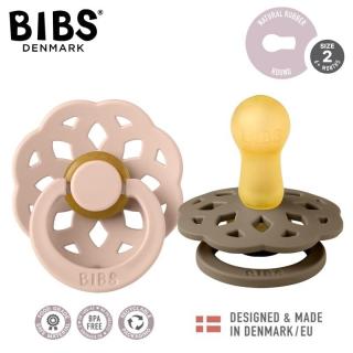 BIBS BOHEME 2-PACK DARK OAK  BLUSH M Smoczek Uspokajający kauczuk Hevea Mimisia.pl