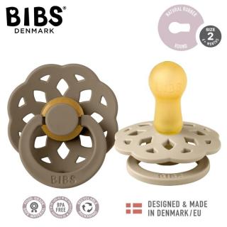 BIBS BOHEME 2-PACK VANILLA  DARK OAK M Smoczek Uspokajający kauczuk Hevea Mimisia.pl