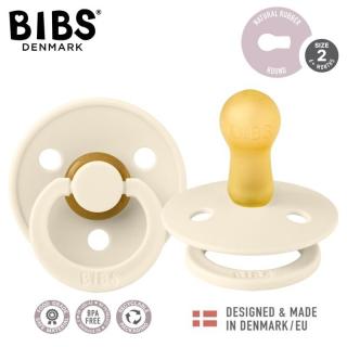 BIBS COLOUR 1 PACK IVORY M Smoczek Uspokajający kauczuk Hevea Mimisia.pl