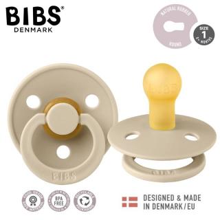 BIBS COLOUR 1 PACK VANILLA S Smoczek Uspokajający kauczuk Hevea Mimisia.pl