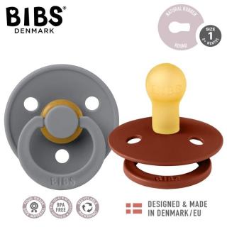 BIBS COLOUR 2-PACK RUST  SMOKE S Smoczek Uspokajający kauczuk Hevea Mimisia.pl