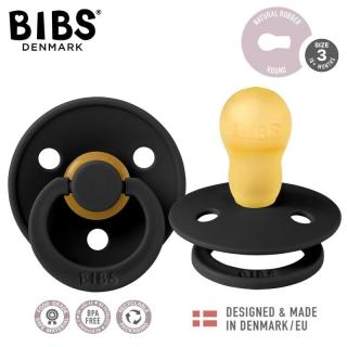 BIBS COLOUR BLACK L Smoczek Uspokajający kauczuk Hevea Mimisia.pl