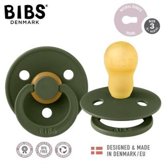 BIBS COLOUR GREEN HUNTER L Smoczek Uspokajający kauczuk Hevea Mimisia.pl