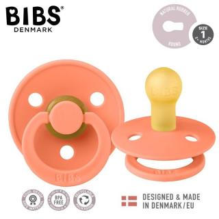 BIBS COLOUR PAPAYA S Smoczek uspokajający kauczuk Hevea Mimisia.pl
