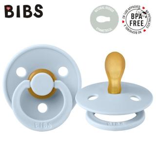 BIBS COLOUR SYMMETRICAL BABY BLUE S Smoczek Symetryczny kauczuk Hevea Mimisia.pl