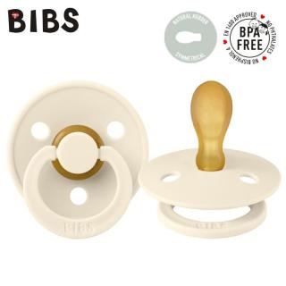 BIBS COLOUR SYMMETRICAL IVORY M Smoczek Symetryczny kauczuk Hevea Mimisia.pl