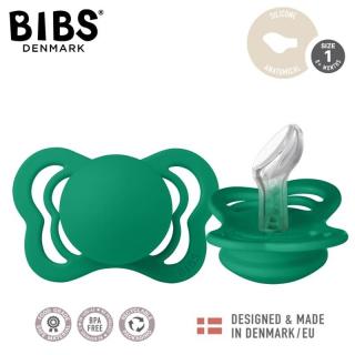 BIBS COUTURE EVERGREEN S Smoczek ortodontyczny silikonowy Mimisia.pl