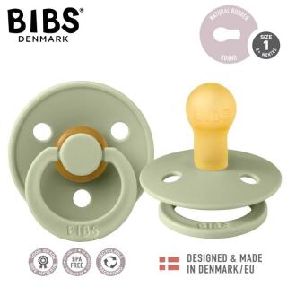 BIBS DUO COLOUR SAGE S Smoczek uspokajający kauczuk Hevea Mimisia.pl