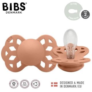 BIBS INFINITY SYMMETRICAL PEACH M Smoczek Symetryczny Silikonowy Mimisia.pl