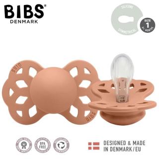 BIBS INFINITY SYMMETRICAL PEACH S Smoczek symetryczny silikonowy Mimisia.pl