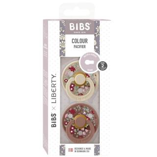 BIBS LIBERTY COLOUR 2-PACK CHAMOMILE LAWN WOODCHUCK M Smoczek uspokajający kauczuk Hevea Mimisia.pl