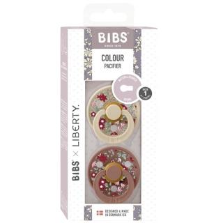 BIBS LIBERTY COLOUR 2-PACK CHAMOMILE LAWN WOODCHUCK S Smoczek uspokajający kauczuk Hevea Mimisia.pl