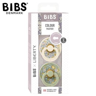 BIBS LIBERTY COLOUR 2-PACK ELOISE SAGE M Smoczek uspokajający kauczuk Hevea Mimisia.pl
