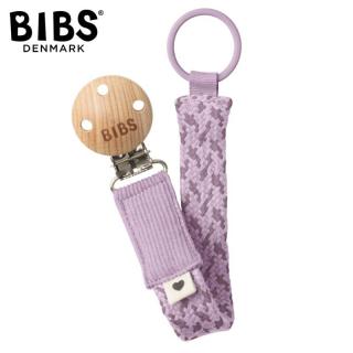 BIBS PACIFIER BRAID VIOLET SKY  MAUVE zawieszka do smoczków 100% organic cotton Mimisia.pl