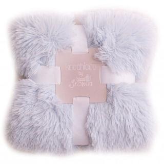 Bizzi Growin kocyk futerkowy Koochicoo BABY BLUE 100 x 100 cm Mimisia.pl