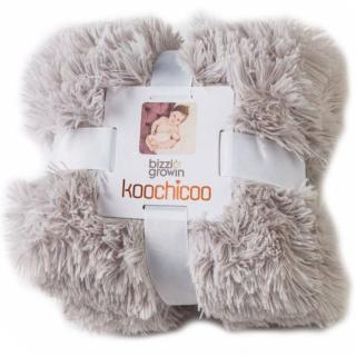 Bizzi Growin kocyk futerkowy Koochicoo GREY 100 x 100 cm Mimisia.pl