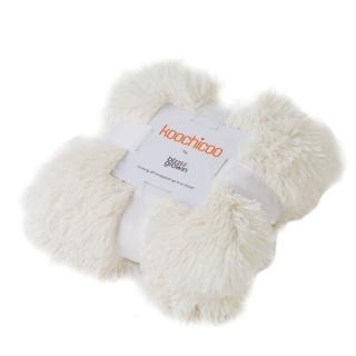 Bizzi Growin kocyk futerkowy Koochicoo WHITE 100 x 100 cm Mimisia.pl