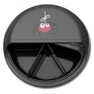 Carl Oscar BIG SnackDISC™ 5 komorowy obrotowy pojemnik na przekąski Grey - Spider Mimisia.pl