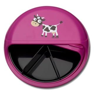 Carl Oscar BIG SnackDISC™ 5 komorowy obrotowy pojemnik na przekąski Purple - Cow Mimisia.pl