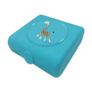 Carl Oscar Kids Sandwich Box Pojemnik na przekąski i kanapki Turquoise - Giraffe Mimisia.pl