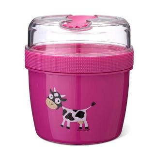 Carl Oscar- N'ice Cup™ L Pojemnik śniadaniowy z wkładem chłodzący Purple - Cow Mimisia.pl