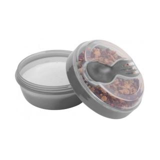 Carl Oscar- N'ice Cup™ Pojemnik śniadaniowy z wkładem chłodzący Grey - Spider Mimisia.pl