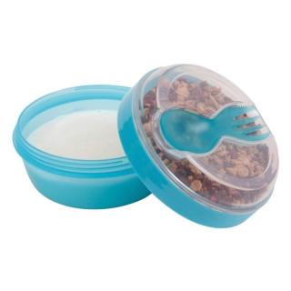 Carl Oscar- N'ice Cup™ Pojemnik śniadaniowy z wkładem chłodzący Turquoise - Giraffe Mimisia.pl