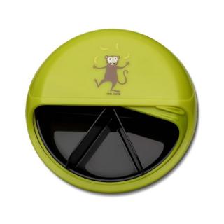 Carl Oscar Small SnackDISC™ 5 komorowy obrotowy pojemnik na przekąski Lime - Monkey Mimisia.pl