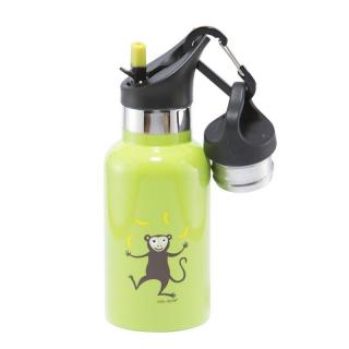Carl Oscar TEMP Bottle - Butelka termiczna ze słomką ze szlachetnej stali nierdzewnej Lime - Monkey Mimisia.pl