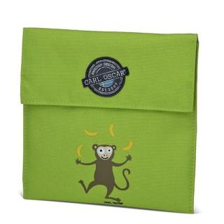Carl Oscar torebka termiczna na kanapki Pack'n'Snack Lime Monkey Mimisia.pl