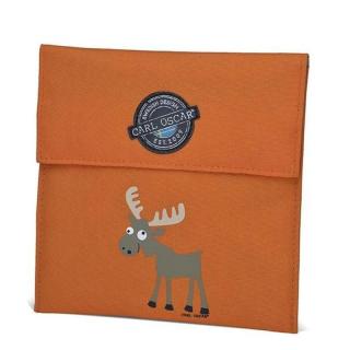 Carl Oscar torebka termiczna na kanapki Pack'n'Snack Orange Moose Mimisia.pl