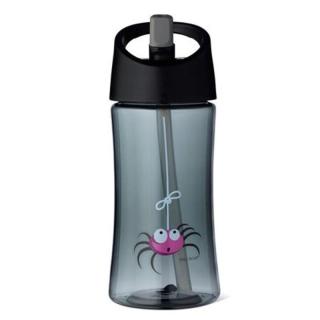 Carl Oscar Transparentny bidon ze słomką 350 ml Grey - Spider Mimisia.pl