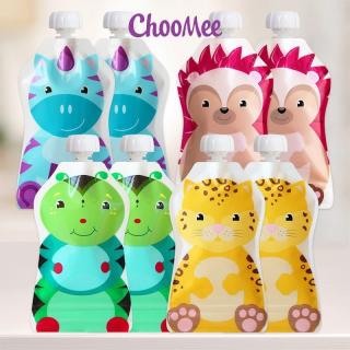 ChooMee 8 PACK XXL Saszetki do karmienia wielorazowe Mimisia.pl