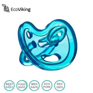Eco Viking ortodontyczny smoczek uspokajający Blue wiek 6 m+ Mimisia.pl