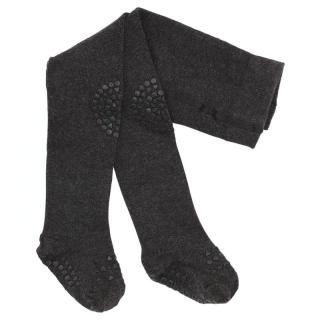GoBabyGo antypoślizgowe rajstopy do raczkowania i nauki chodzenia Dark Grey Melange 12 m+ Mimisia.pl