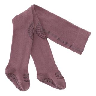 GoBabyGo antypoślizgowe rajstopy do raczkowania i nauki chodzenia Misty Plum 12 m+ Mimisia.pl