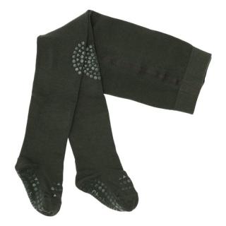 GoBabyGo antypoślizgowe rajstopy do raczkowania i nauki chodzenia WOOL Forest Green 12 m+ Mimisia.pl