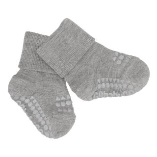 GoBabyGo antypoślizgowe skarpetki do nauki chodzenia BAMBOO Grey Melange 12 m+ Mimisia.pl