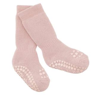 GoBabyGo antypoślizgowe skarpetki do nauki chodzenia Dusty Rose 12 m+ Mimisia.pl