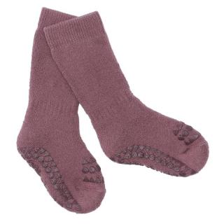 GoBabyGo antypoślizgowe skarpetki do nauki chodzenia Misty Plum 12 m+ Mimisia.pl