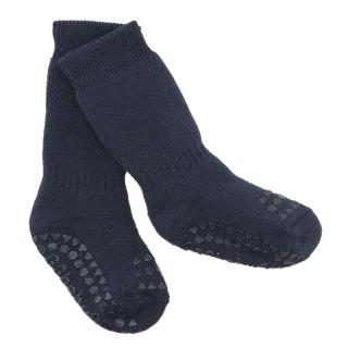 GoBabyGo antypoślizgowe skarpetki do nauki chodzenia Navy Blue 6 m+ Mimisia.pl