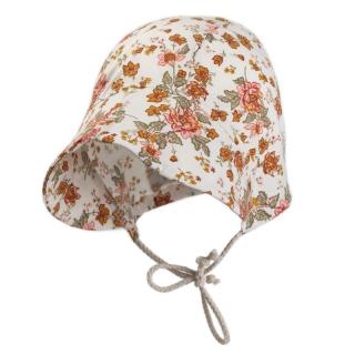 Hi Little One bonetka przeciwsłoneczna z daszkiem BOHO FLOPI Rose roz L Pom Pom Mimisia.pl