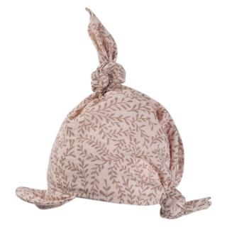 Hi Little One chustka z daszkiem BOHO LEAF Rose Pom Pom Mimisia.pl