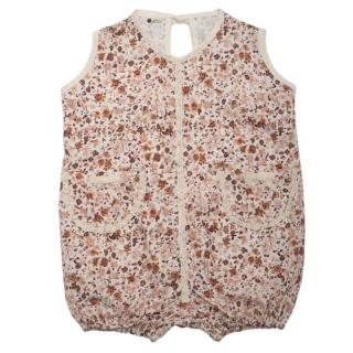 Hi Little One rampers dla dziewczynki BOHO FLOPI Cognac roz M Pom Pom Mimisia.pl